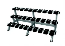 Стойка для гантелей на 15 пар NAUTILUS 3 Tier Dumbbell Rack 15 Pair CHF/9NP-R8011-13AAS