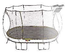 Батут овальный SPRINGFREE O77 A с фиксаторами