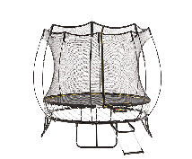 Детский круглый батут SPRINGFREE R54 SA с лестницей и фиксаторами