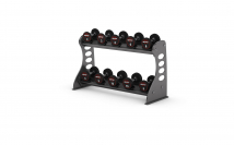 Стойка для гантелей с резиновыми держателями GYM80 Sygnum Basic Dumbell Rack with 10 rubber holders 4056 