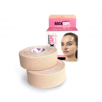 Кинезиотейп для лица ROCKTAPE Beauty Gentle Face tape, 2,5 см х 5 м, бежевый