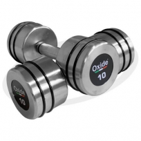 Хромированные гантели OXIDE FITNESS ODB05 (от 1 до 10 кг)