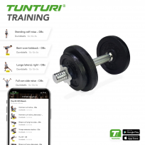 Набор гантелей пара TUNTURI 20 кг